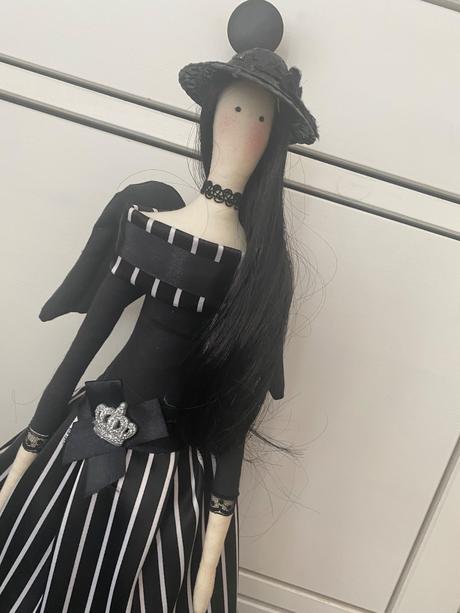 Tilda anjel dáma dekorativna bábika-63 cm, 