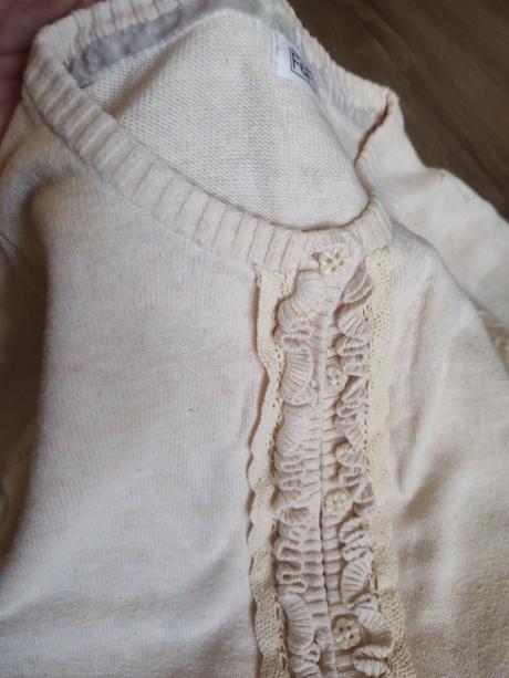 Krémový svetrík, f&f,110