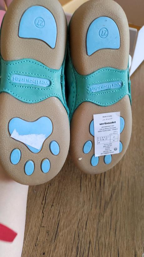 Vertbaudet barefoot prezuvky 27, vertbaudet,27