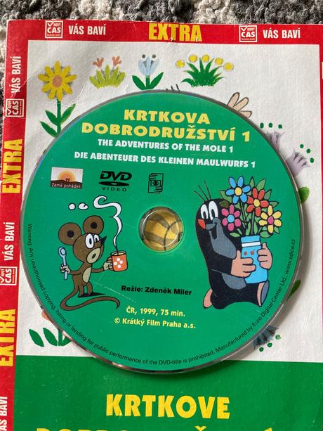 Dvd krtkove dobrodružstvá 1 a 2, 