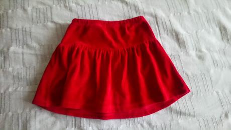 Zamatová suknička, h&m,98