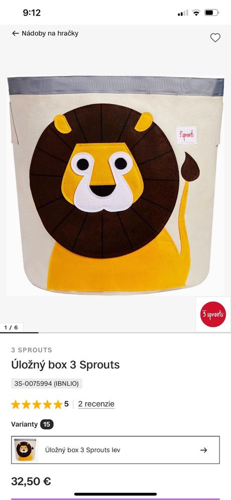 Úložný box velky na plysaky a ine zn. 3 spouts, 