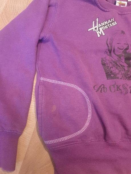 2xteplakove mikiny hannah montana a s balerinou, topolino,128