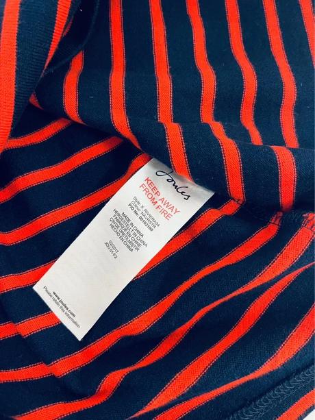 Štýlové pásikavé šaty joules vel 38, m