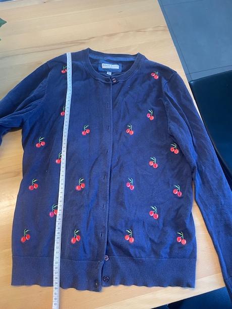 Pekny ceresnovy sveter marie lund/m, m