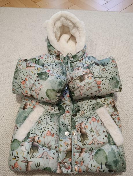Krásna zimná bunda next, velk. 110, super stav, next,110