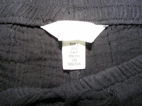 Čierne šortky zn. h&m, h&m,s