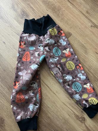 Softshell nohavice teplé, 98