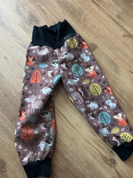 Softshell nohavice teplé, 98
