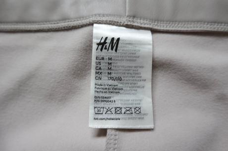 Legíny koženkového vzhľadu h&m, h&m,m