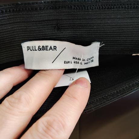 Koženkové legíny pull and bear veľ. l, pull&bear,l