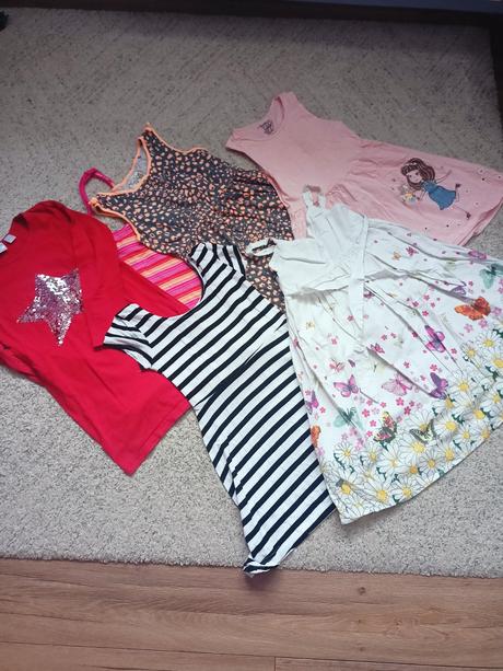 Balík šiat veľkosť 128, h&m,128