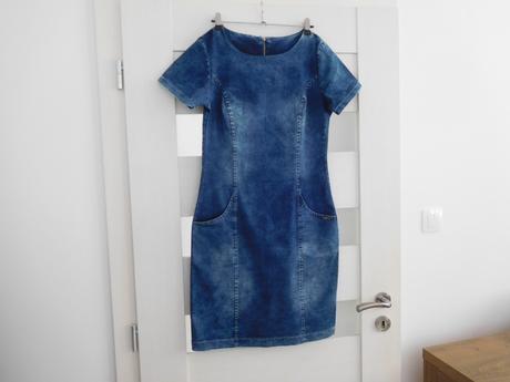 Šaty riflové, m , pružné, m