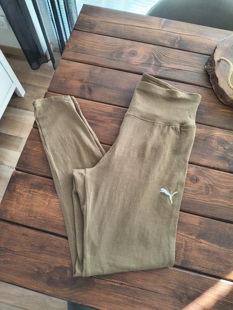 Puma bavlnené legíny s vysokým pásom m-l, puma,l