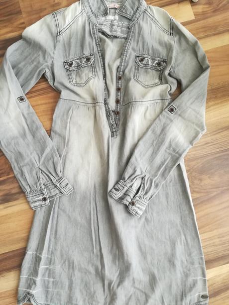 Riflové šaty, denim,xs