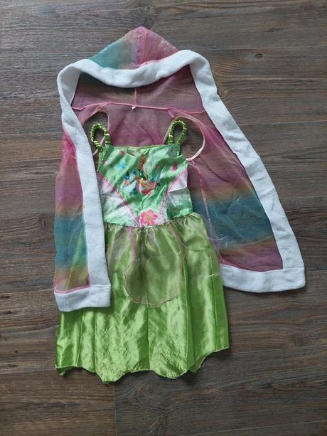 Zvonilka cililink šaty + plášť veľ.104-116, 