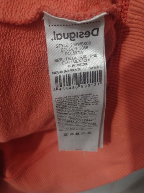 Mikina desigual, veľkosť xl., desigual,xl