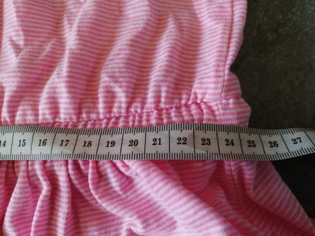 Ružové ľahké bavlna šaty f&f, v92, 1,5-2r., f&f,92