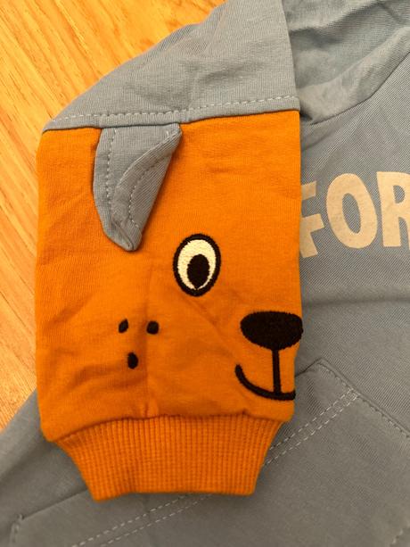 Tepláková súprava psík modrá, 80 / 92 / 104