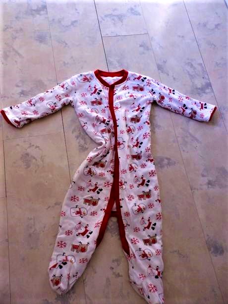 Zateplený duplovaný overal na spanie, 92