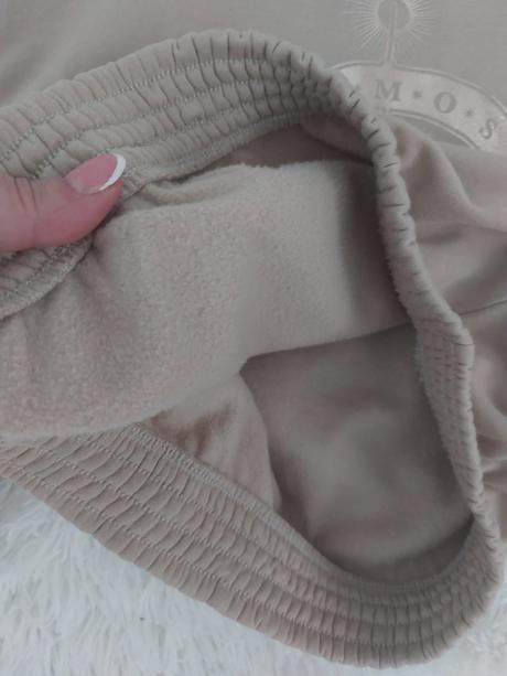 Dievčenská mikina, krátka, zateplená, h&m,134