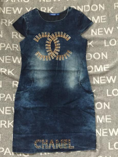 Damske riflove saty, 40