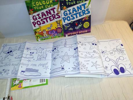 Hinkler colour your own giant posters x4, 