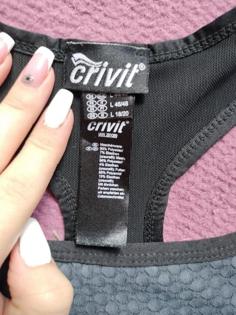 Crivit športový top/podprsenka, l