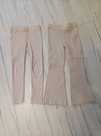 Béžové široké aj klasické legíny 116, sinsay,116