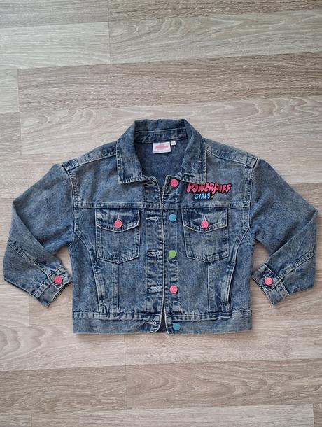 Riflová bunda pre dievča, 128