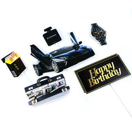 Tortový zápich auto - skladom, tz-62, 