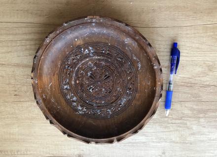 Drevený dekoračný tanier/podnos, 