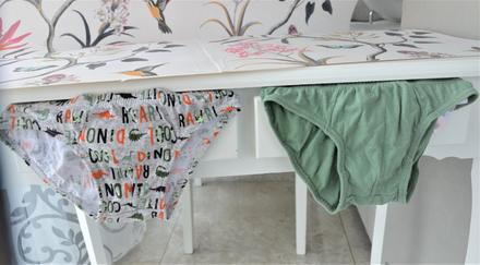 2x slipy-122/128, 122