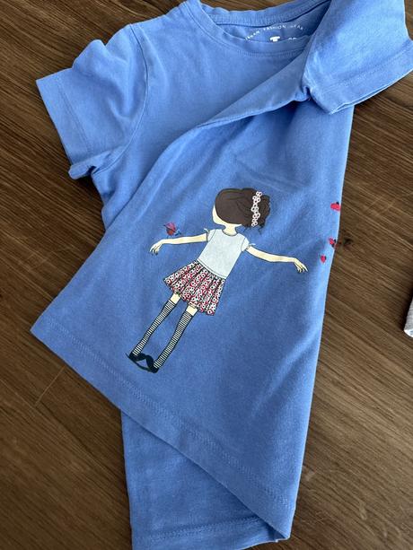 Balicek triciek s kratkym rukavom, 128