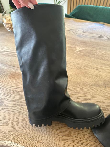 Štýlové čižmy, pull&bear,38