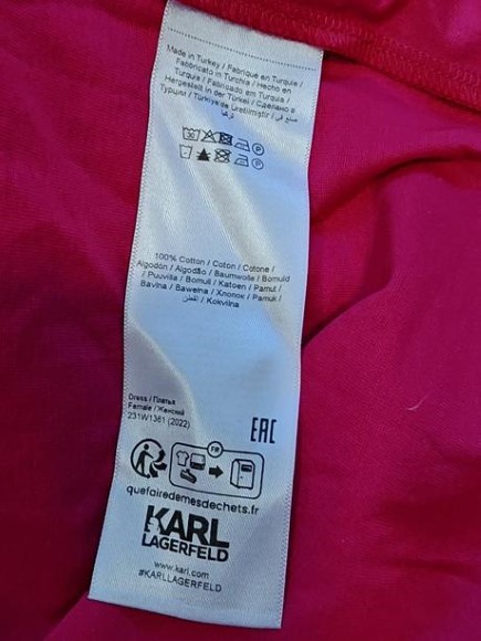 Karl lagerfeld luxusne zostihlujuce krasne saty l, l