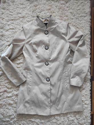 Prechodný kabát trenčkot, s