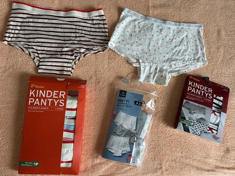 13 ks dievcenske boxerky tchibo z biobavlny, tchibo,158 / 164