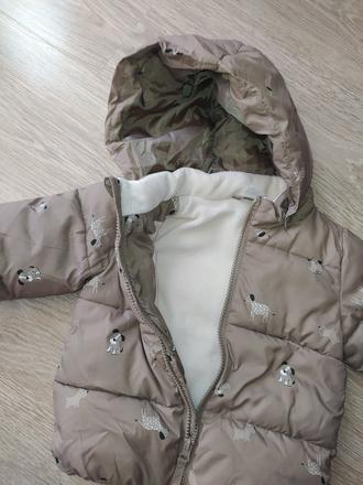 Psíková bunda - top stav, h&m,86