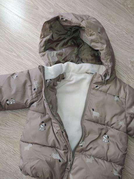 Psíková bunda - top stav, h&m,86