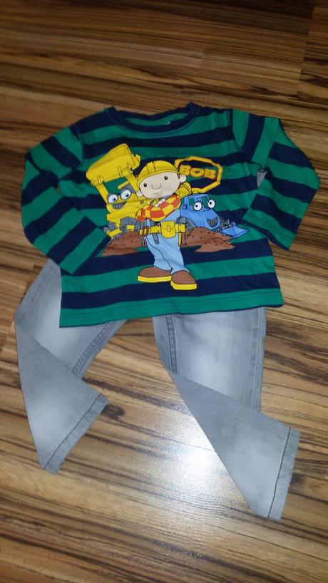 Znate bořka, tricko a dzinsy, bez chybicky, 92