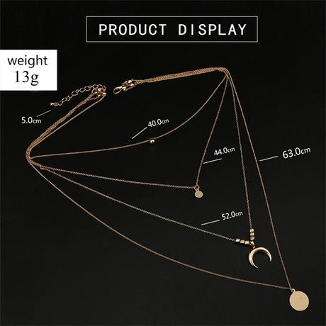 Vrstvená retiazka moon, 