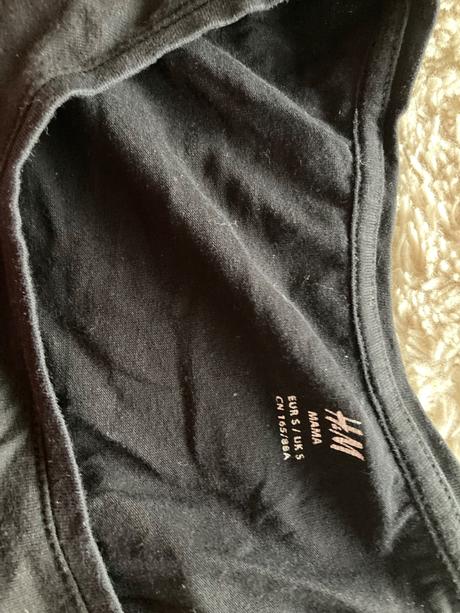 2x tehotenské tričko, h&m,s