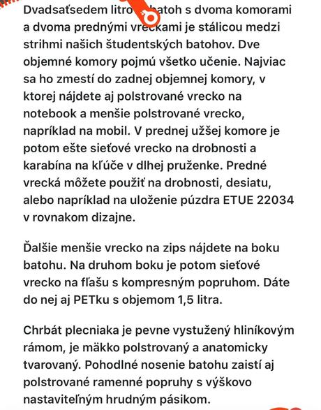 Školská taška topgal, 