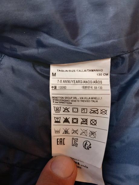 Bunda benetton, benetton,128