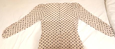 Dlhé bodkované šaty, h&m,36
