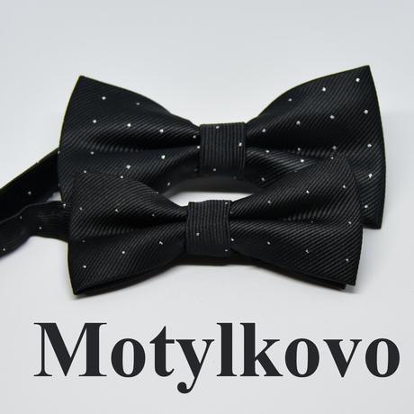 Motýlik, motýliky pre otca a syna, čierne, žlté, 