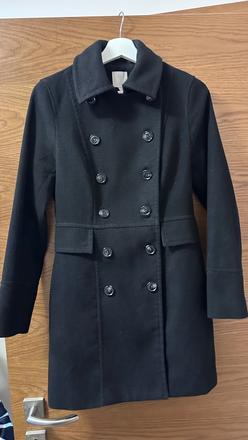 Sýtočierny kabát, h&m,34