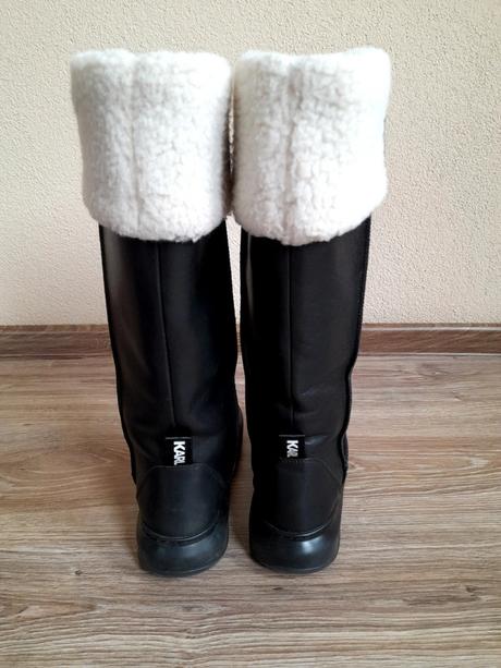 Teplé čižmy karl lagerfeld, karl lagerfeld,37