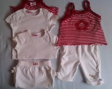 Letné tričká, tielka - 2x, nohav. na 1-1,5 rok, 86